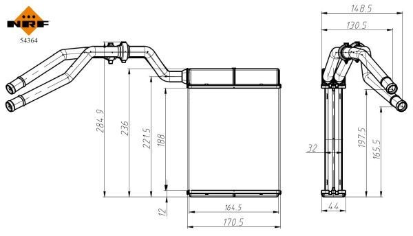 Comprar Radiador calefacción Ford Galaxy II CA1 WA6