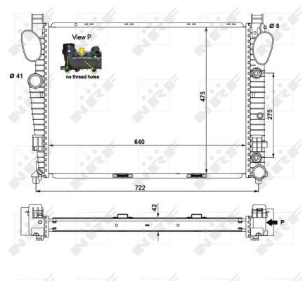 Comprar 55325 NRF Radiador de auto