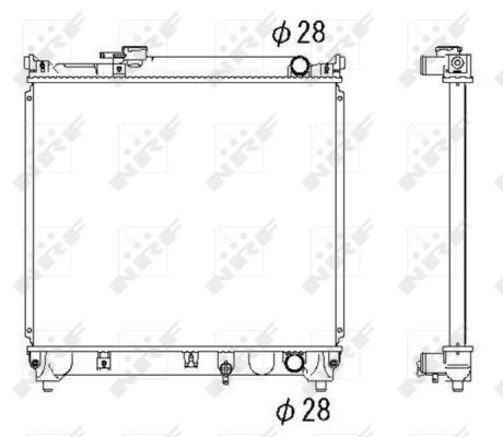 Radiador 58106A NRF