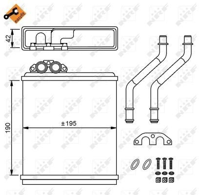 Comprar 3343568 Volvo Radiador calefacción