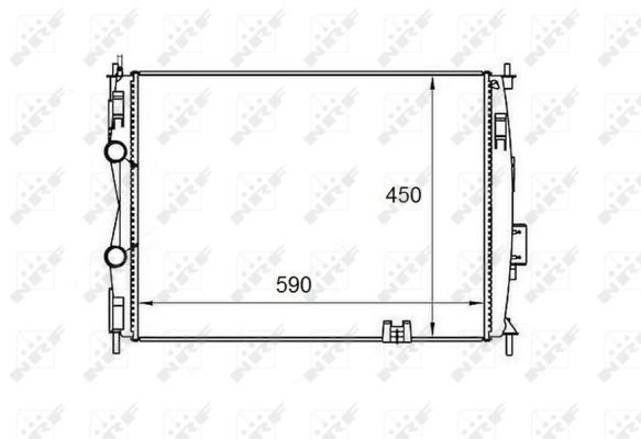 Radiador 58461 NRF