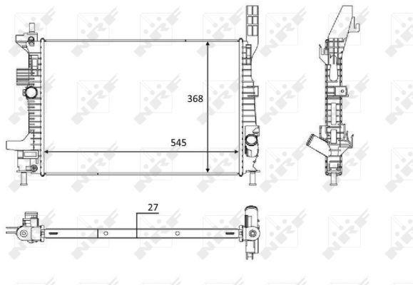 Refrigeración del motor para Ford Focus III CB8