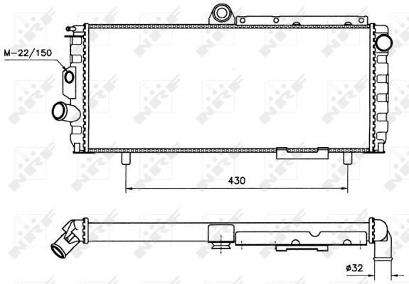 Refrigeración del motor para Alfa Romeo 33  905
