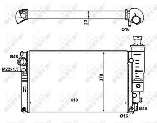 Refrigeración del motor para Peugeot 405 I 15B