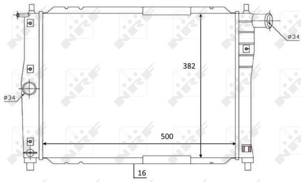 Radiador de água NRF 59122