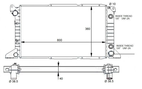Radiador 59132 NRF
