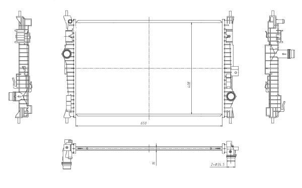 Radiador de água NRF 59302