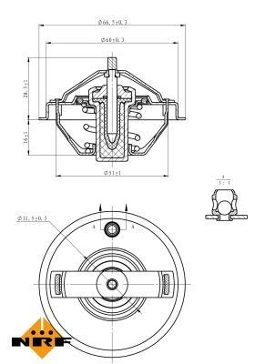 Termostato refrigerante NRF 725210