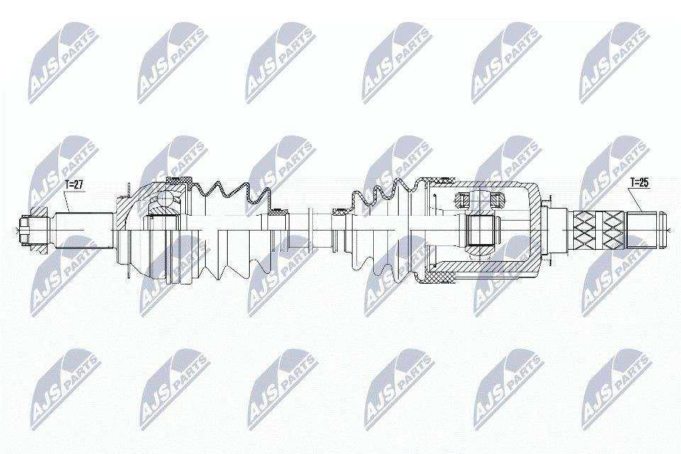 Comprar NPWSB012 NTY Semieje delantero