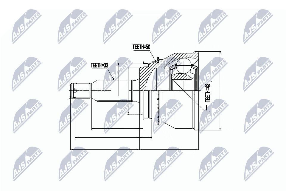 Junta homocinética exterior trasera Mitsubishi MMR528647 precio, desde 49,28 EUR