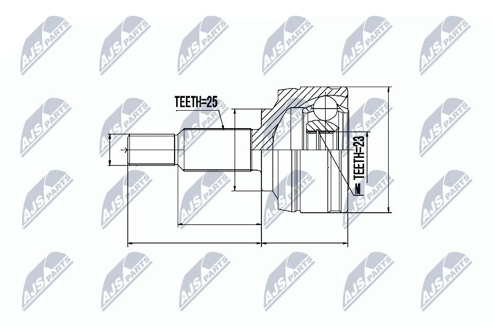 Junta homocinética exterior delantera NTY NPZRE002 precio, desde 39,04 EUR