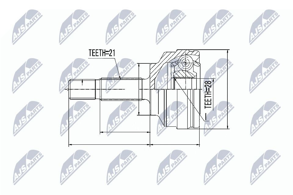 Junta homocinética exterior delantera NTY NPZRE022 precio, desde 30,20 EUR