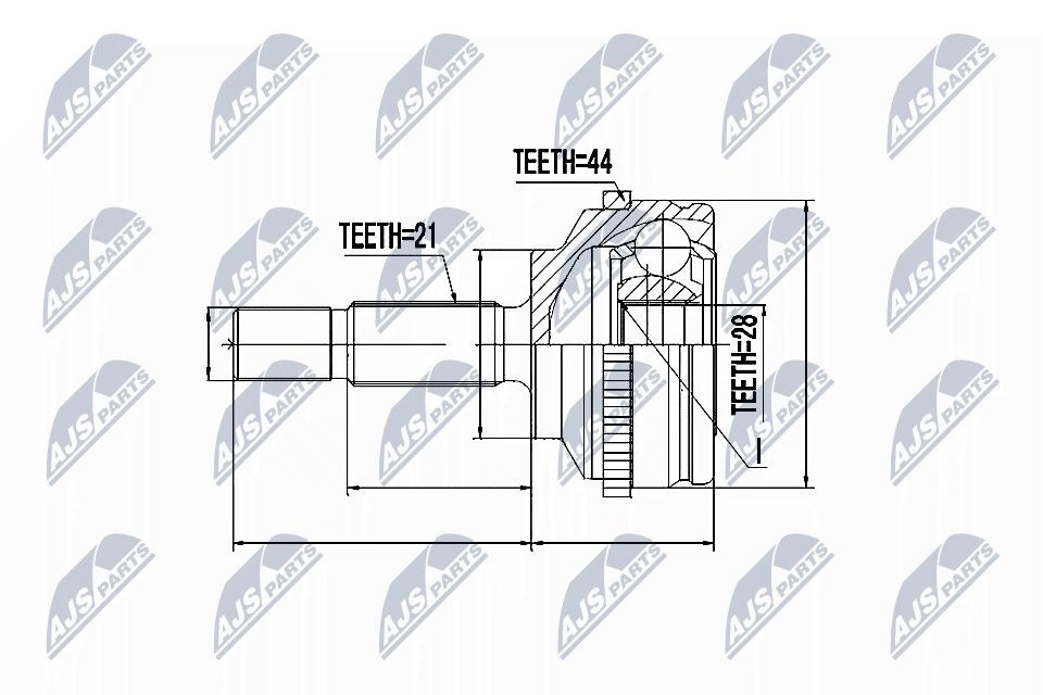 Junta homocinética exterior delantera NTY NPZRE043 precio, desde 33,84 EUR
