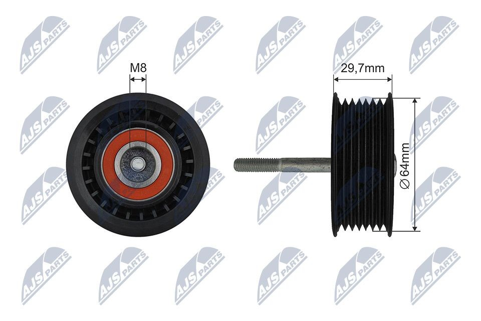 Polea tensora intermedio de correa dentada para Mercedes E  W211