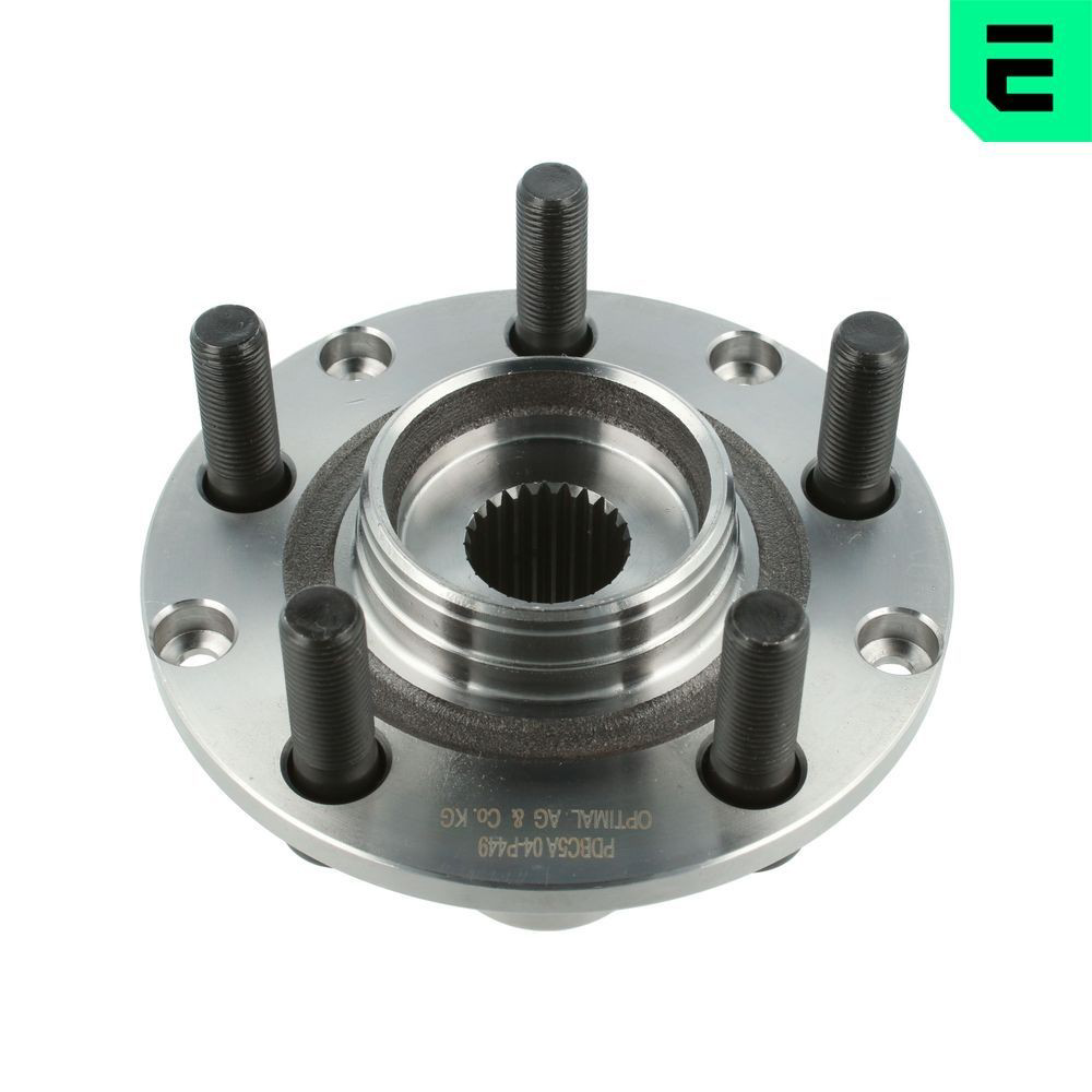 Cubo de rueda trasero 04P449 Optimal