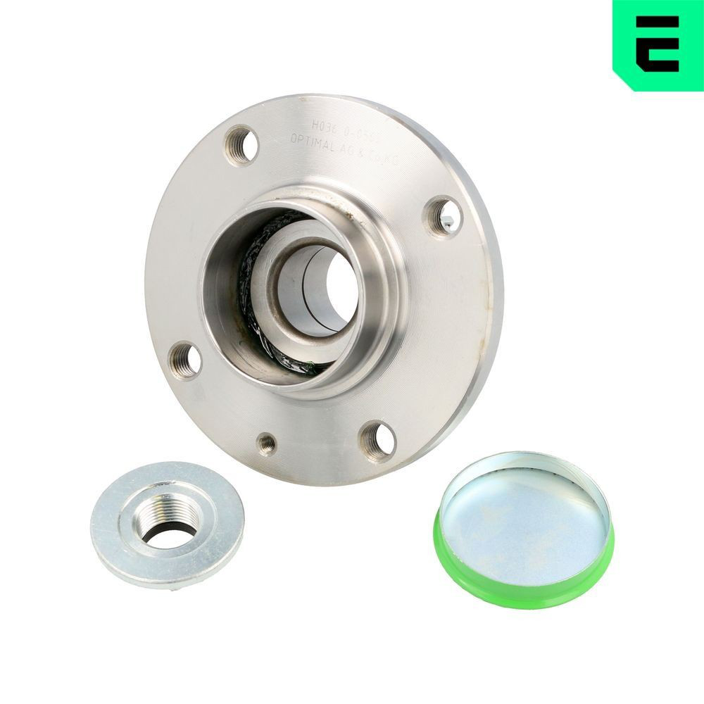 Cubo de rueda trasero 102075 Optimal