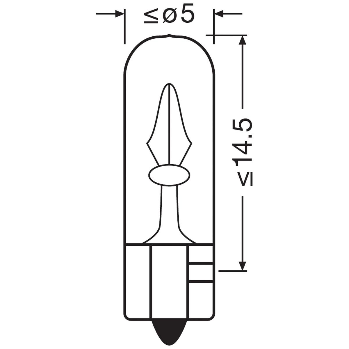 Comprar 2722 Osram Lámpara del tablero de instrumentos