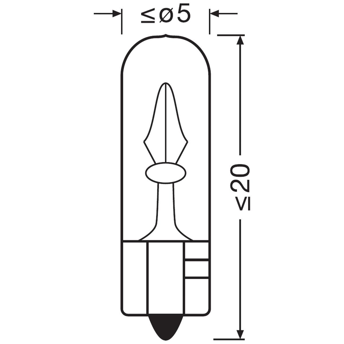 2723 Osram Bombilla de cruce