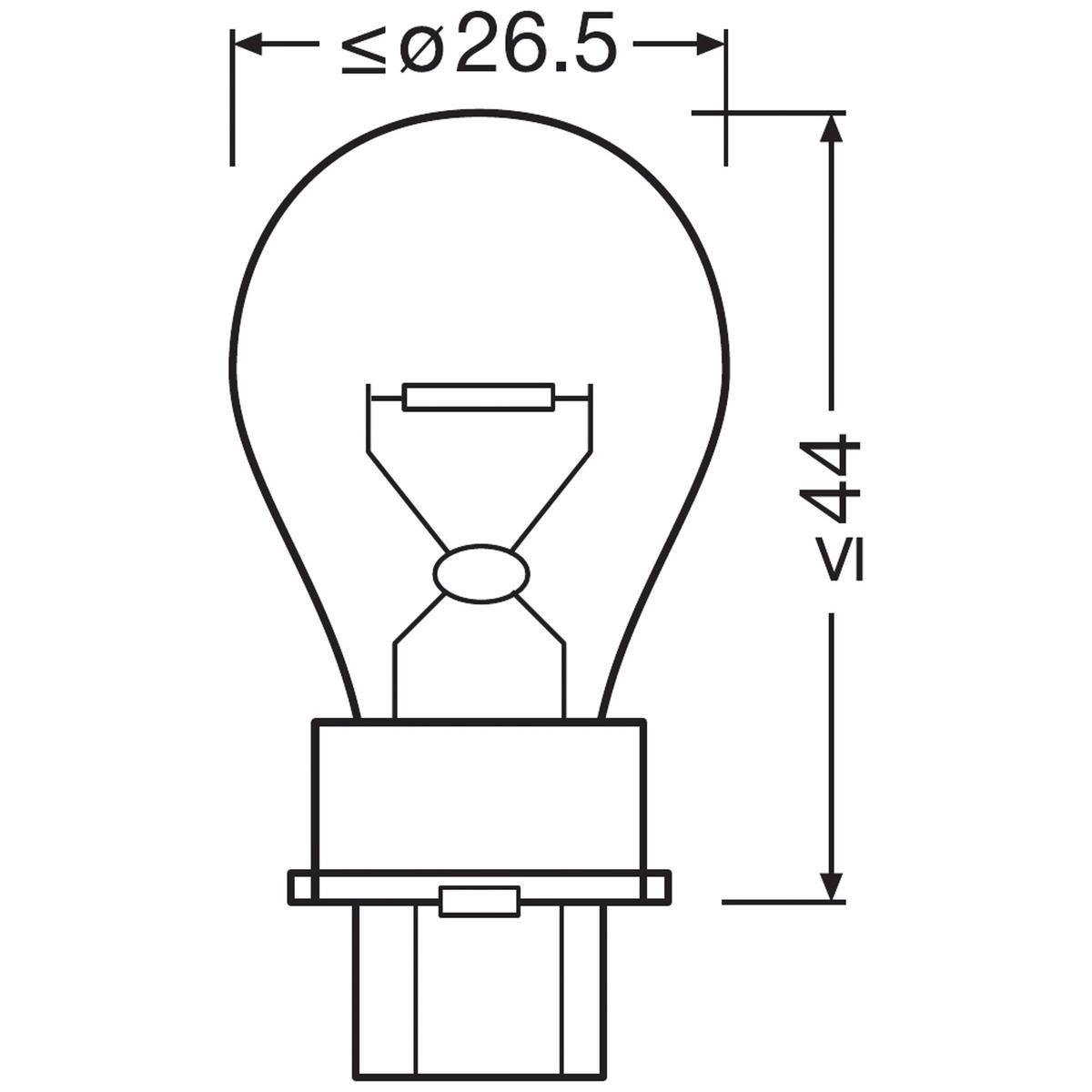 Lámpara Osram 3156