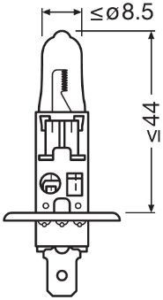 64150ULT Osram Lámpara halógena