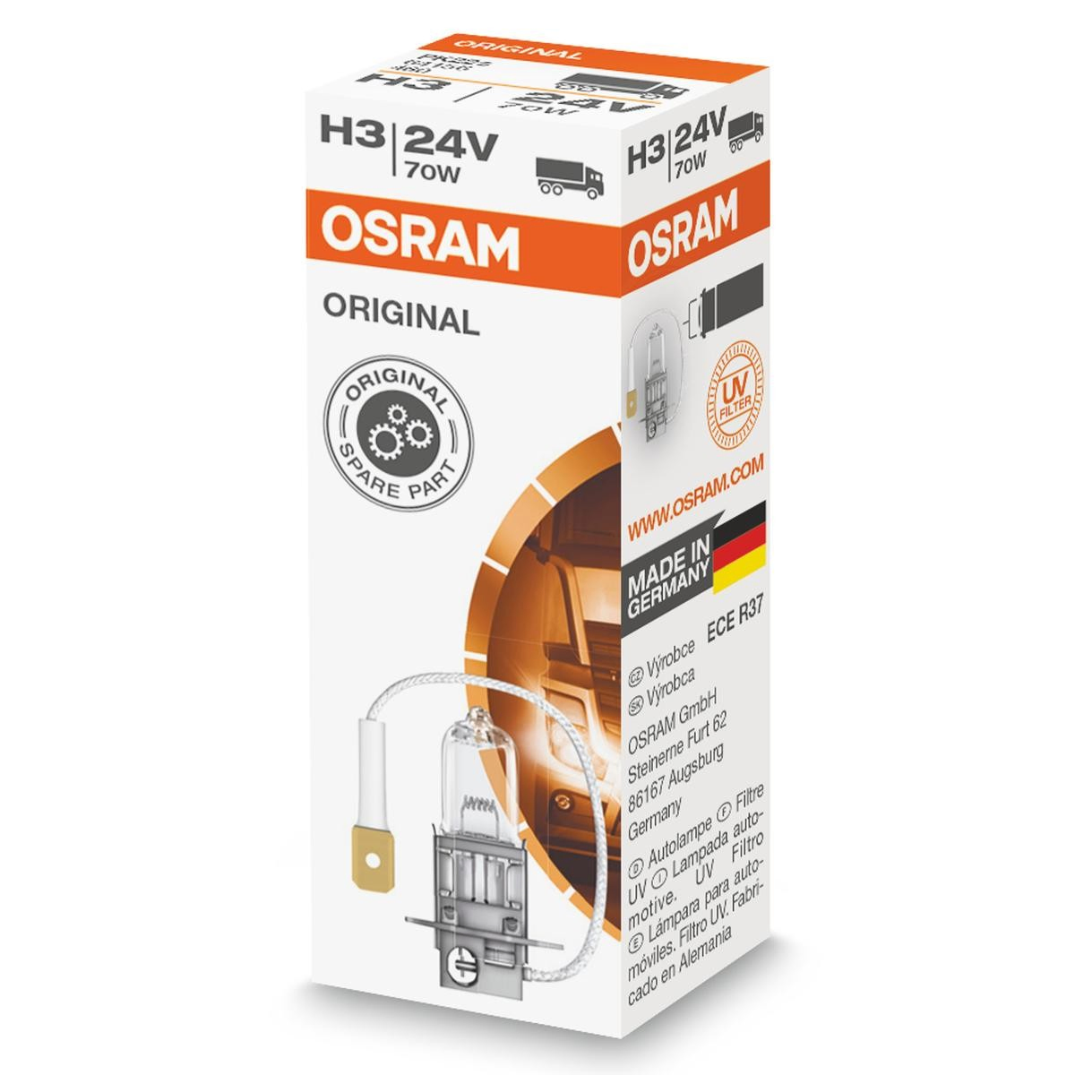 Lámpara halógena 64156 Osram