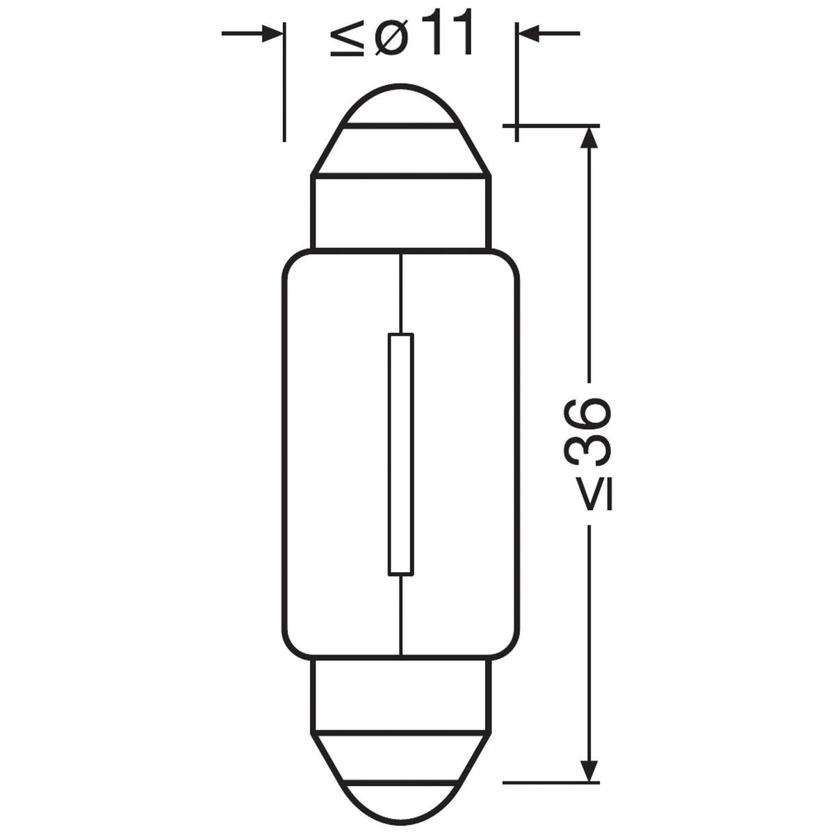 Lámpara de luz interior de cabina Osram 6461 precio, desde 1,31 EUR