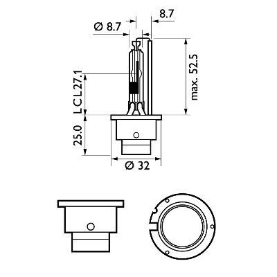 Comprar 85126WHV2S1 Philips Bombilla de xenón