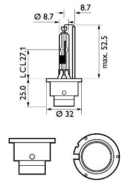 Lampara de xenon Philips 85126WHV2S1