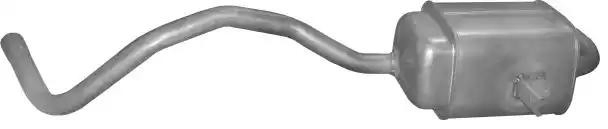 Silenciador trasero para Renault Megane II BM0, CM0, BM1, CM1
