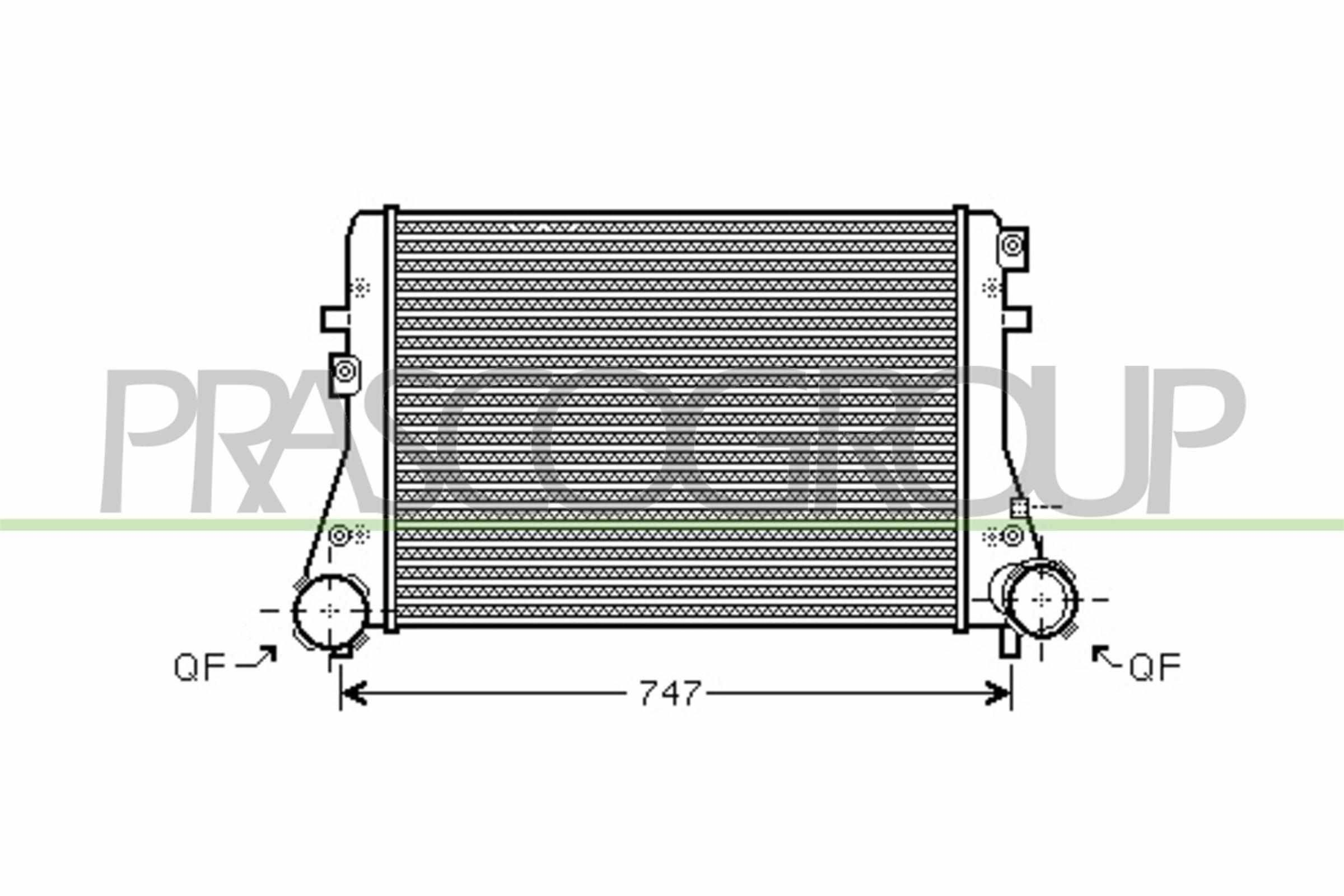 Enfriador de aire de admisión Skoda Octavia II A5
