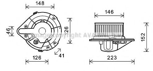 Electroventilador habitáculo Volkswagen Transporter  (70A, 70H, 7DA, 7DH)