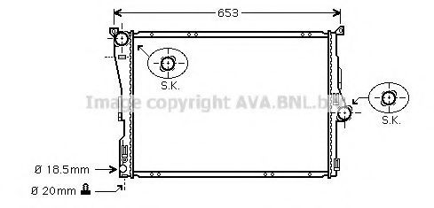 Refrigeración del motor para BMW X3  E83