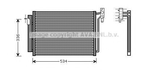 Radiador de aire acondicionado para BMW X5  E53
