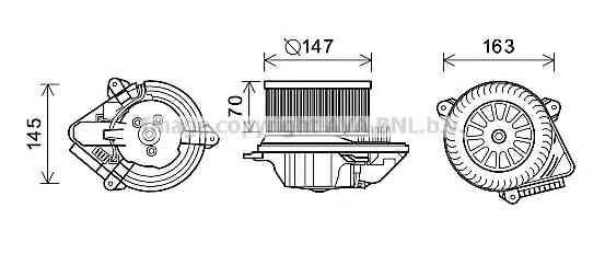 5706NU2 Polcar Ventilador de habitáculo