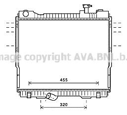 Radiador para Nissan Cabstar F24M