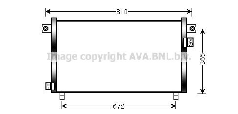 Radiador de aire acondicionado para Nissan Patrol  Y61
