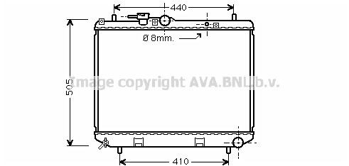 Refrigeración del motor para Daihatsu Terios I J100, J102, J122