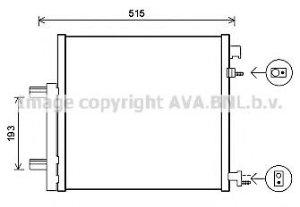 Radiador de aire acondicionado para Chevrolet Spark (Matiz)  M300