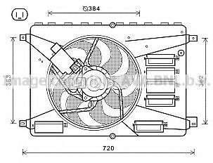 Ventilador de radiador Ford S-Max monovolumen (CA1) (2006 - 2014) precio, desde 200,19 EUR