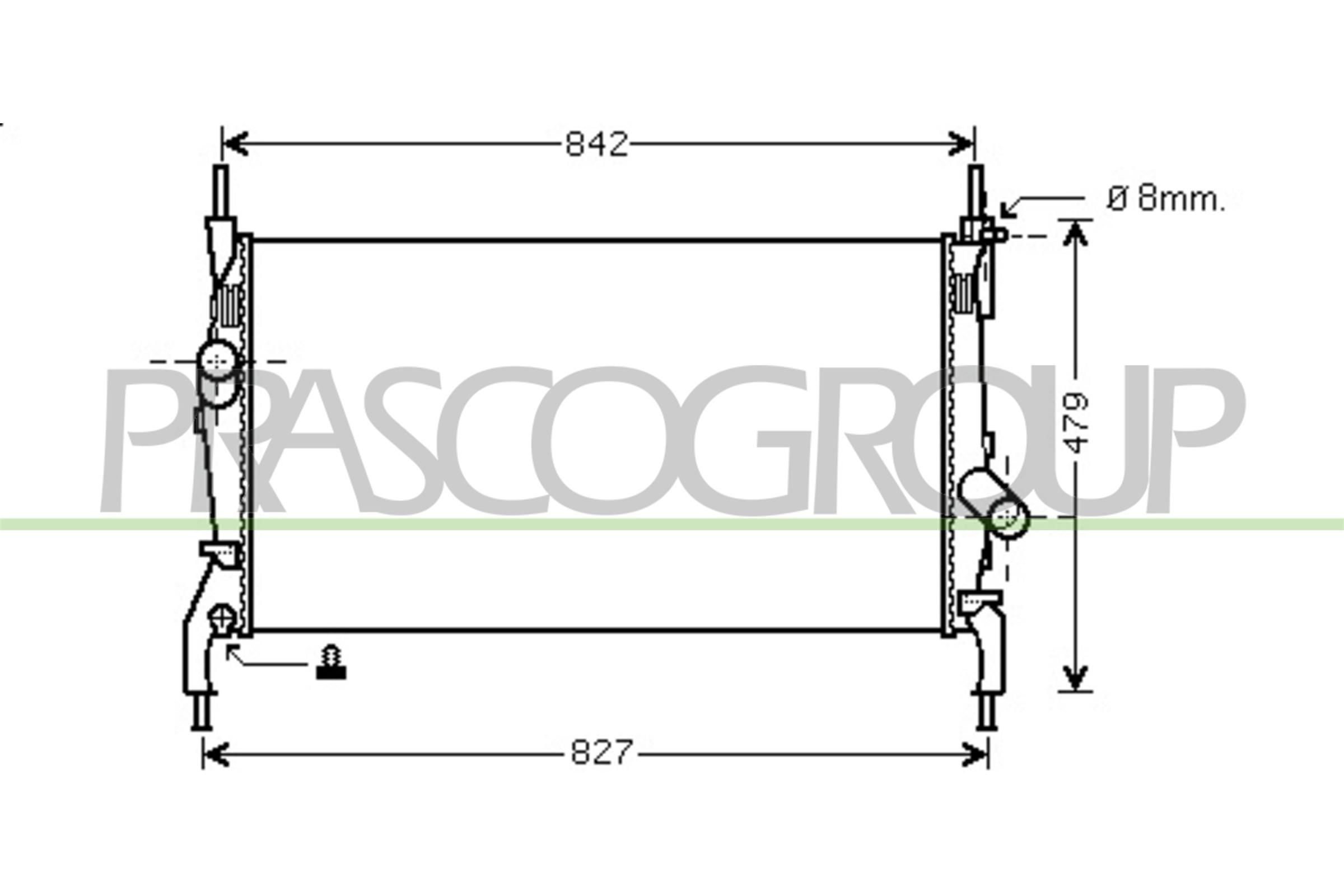 Refrigeración del motor para Ford Transit VI V347/8