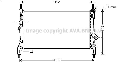 Comprar Radiador Ford Transit VI V347/8