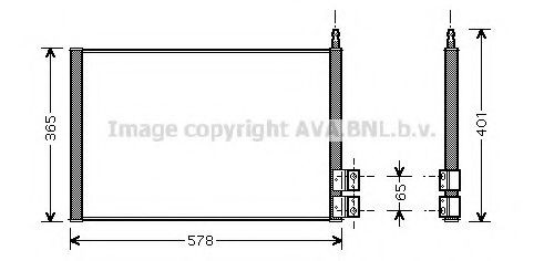 Radiador de aire acondicionado para Ford Fiesta Mk5 JH, JD