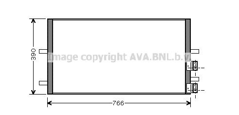  Condensador aire acondicionado Ford Transit 6