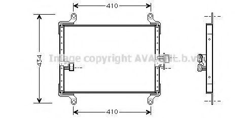 Radiador de aire acondicionado para Peugeot Boxer I 230P