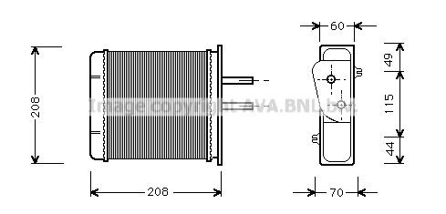 Radiador de calefacción Fiat Punto I hatchback (176) (1993 - 1999) precio, desde 19,00 EUR