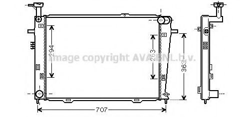 DC253102E101 Mando Refrigeración del motor