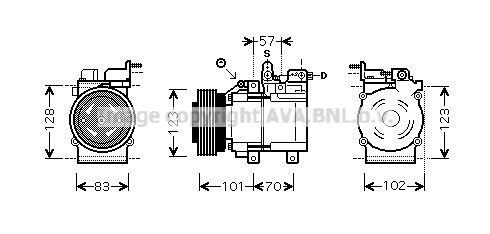Compresor ac Hyundai Sonata IV sedán (EF) (1998 - 2001) precio, desde 159,72 EUR