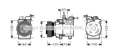 Comprar Compresor de aire acondicionado Hyundai Sonata IV EF