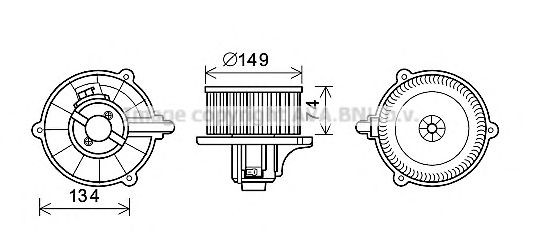 Ventilador de habitáculo para KIA Carnival II GQ