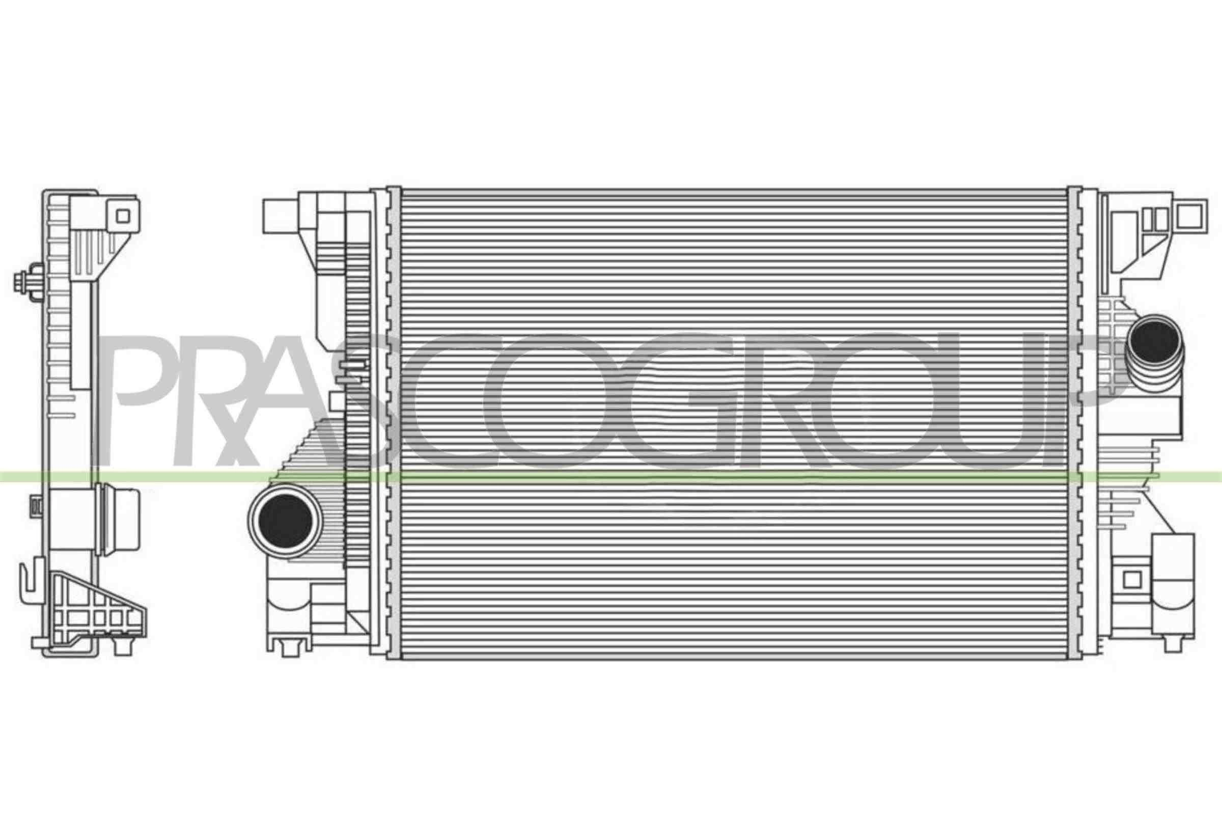 50C2J81 Polcar Radiador de intercooler